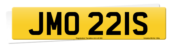 Registration number JMO 221S